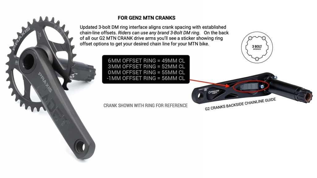 PAR DE BIELAS PRAXIS G2 | CADET HD M30 DM (NO RING) | ENDURO | ALUMINIO 