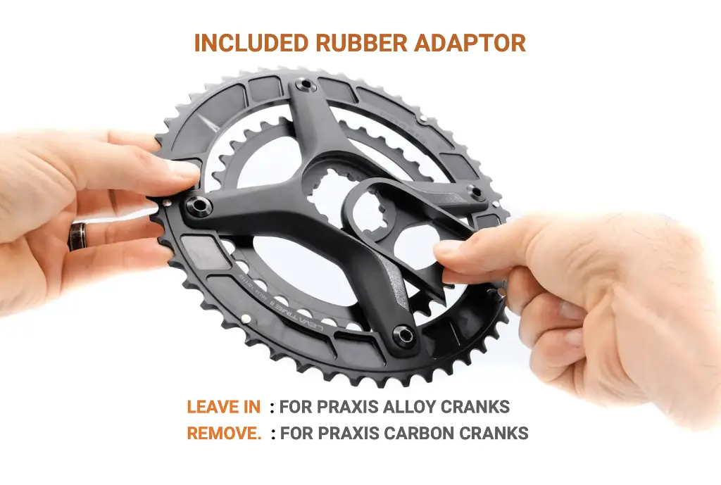 KIT DE PLATOS PRAXIS 50/34 LT2 XRING/SPIDER KIT 10/11/12v
