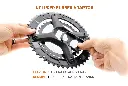 KIT DE PLATOS PRAXIS 50/34 LT2 XRING/SPIDER KIT 10/11/12v