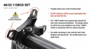 KIT DE PLATOS PRAXIS 50/34 110BCD BLK2TONE BUZZ SET