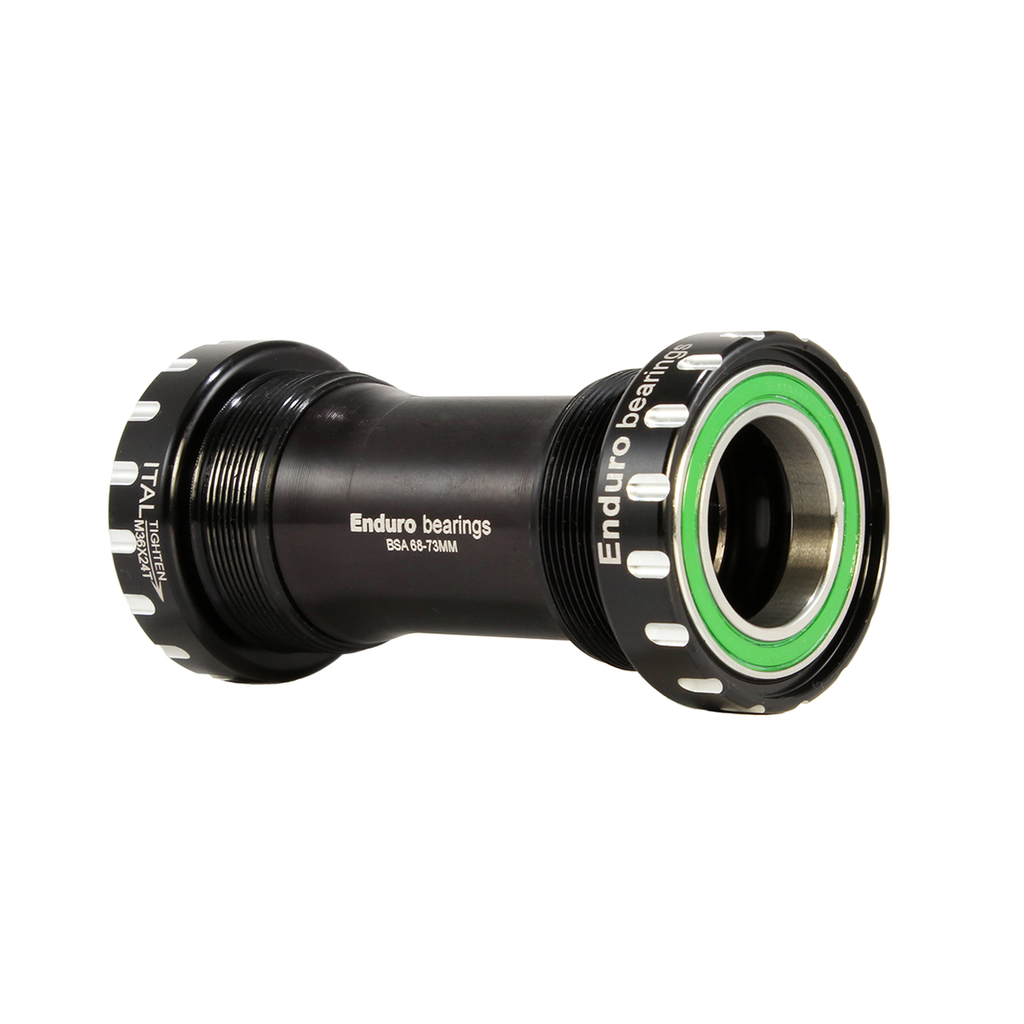 BKS-02349 - Angular Contact stainless steel Italian Thread Bottom Bracket for Shimano 24mm Cranksets