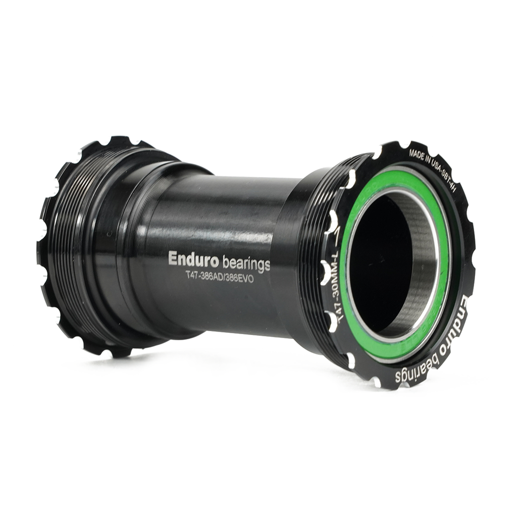 BKS-0241 - T47-Internal, Threaded, stainless steel, Angular Contact Bearing Bottom Bracket for 86mm Shell, T47 Framesets and 30mm Cranksets (spindle length 104mm or longer)