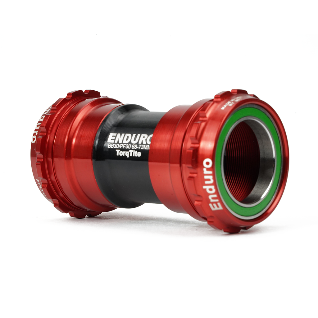 BKC-0843 - Torqtite, Ceramic-Hybrid, XD15, Angular Contact, Bearing Bottom Bracket for PF30 Framesets and SRAM DUB/29mm Cranksets - Red