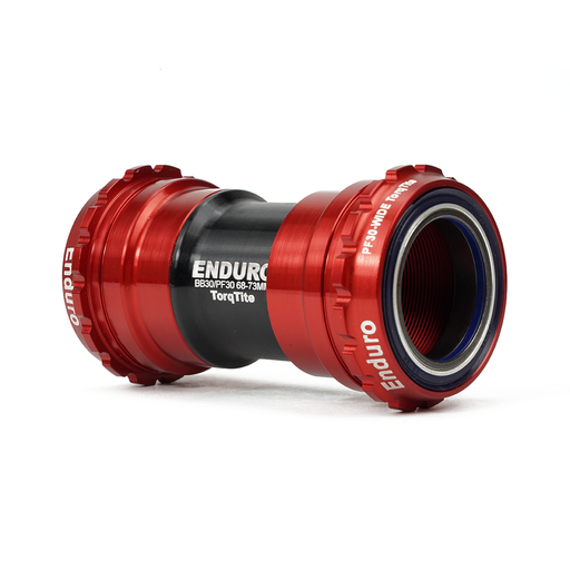 [EB-BKC-0648] BKC-0648 - Torqtite, Ceramic, XD15 Corsa, 45 degree Angular Contact, Bearing Bottom Bracket for PF30 Framesets to 30mm Cranksets (over 104mm wide) - Red