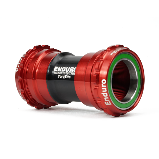 [EB-BKC-0843] BKC-0843 - Torqtite, Ceramic-Hybrid, XD15, Angular Contact, Bearing Bottom Bracket for PF30 Framesets and SRAM DUB/29mm Cranksets - Red
