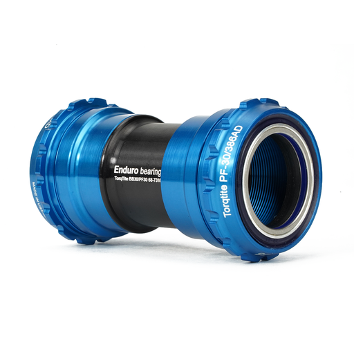[EB-BKC-0647] BKC-0647 - Torqtite, Ceramic, XD15 Corsa, 45 degree Angular Contact, Bearing Bottom Bracket for PF30 Framesets to 30mm Cranksets (over 104mm wide) - Blue