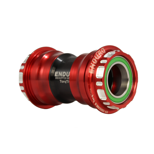 [EB-BKC-0888] BKC-0888 - Torqtite, Ceramic-Hybrid, XD15, Angular Contact, Bearing Bottom Bracket for PF30A Framesets and Shimano 24mm Cranksets - Red