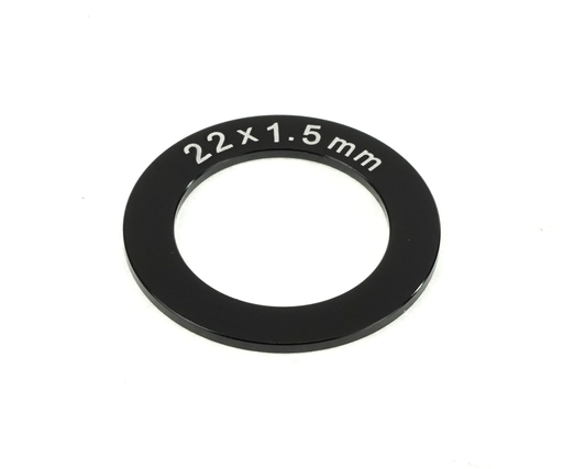 [EB-WA 22x33x1.5] WA 22x33x1.5 - 22mm ID (GXP Non-Drive) BB spindle Spacer - 1.5mm (6061 Aluminum)