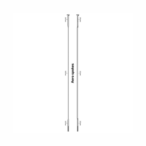 RAYO SAPIM CX-RAY "Straight Pull" PLATA