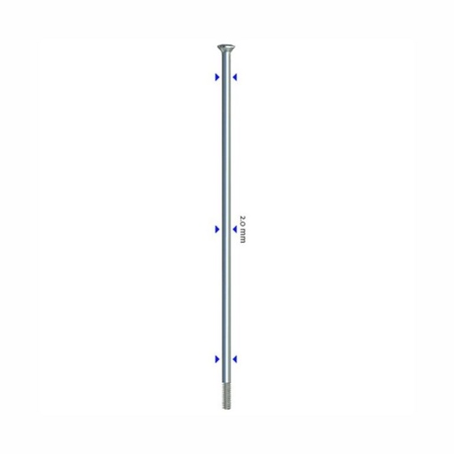 RAYO SAPIM LEADER "Straight Pull" PLATA