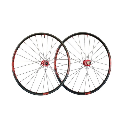 JUEGO DE RUEDAS BITEX BOOST CON ARO STAN´S CREST MK4 29" 28H EDICION ESPECIAL ROJO
